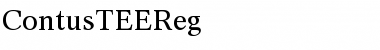 ContusTEEReg Regular Font