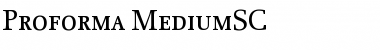 Proforma MediumSC Font