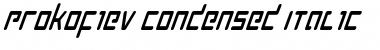 Prokofiev Condensed Italic Condensed Italic Font