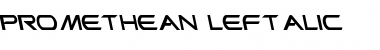 Download Promethean Leftalic Font