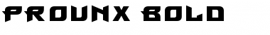 ProunX Bold Font