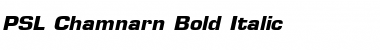 PSL-Chamnarn Bold Italic Font