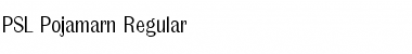 PSL-Pojamarn Regular Font