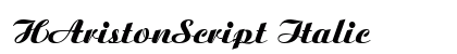 HAristonScript Italic preview
