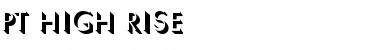 PT High-rise Normal Font