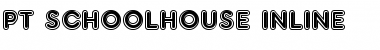 PT Schoolhouse Inline Normal Font