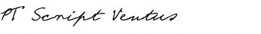 PT Script Ventus Font