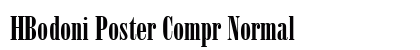 HBodoni Poster Compr Normal preview