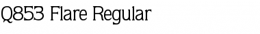 Q853-Flare Regular Font