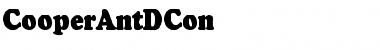 CooperAntDCon Regular Font