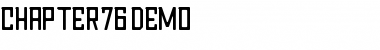 Download Chapter 76 Demo Font Download Chapter 76 Demo Font