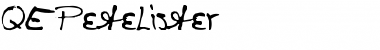 QEPeteLister Regular Font
