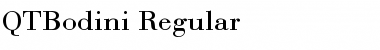 QTBodini Regular Font