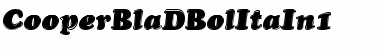 CooperBlaDBolItaIn1 Regular Font