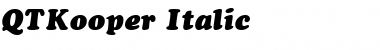 QTKooper Italic Font