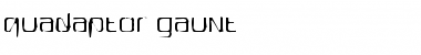 Download Quadaptor Gaunt Font