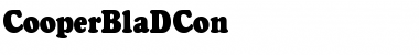 CooperBlaDCon Font