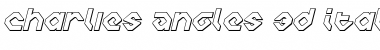 Download Charlie's Angles 3D Italic Font Download Charlie's Angles 3D Italic Font