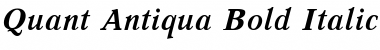 Quant Antiqua Font