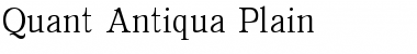 Quant Antiqua Font