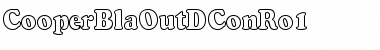 CooperBlaOutDConRo1 Font