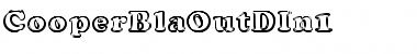 CooperBlaOutDIn1 Font