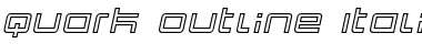 Quark Outline Font