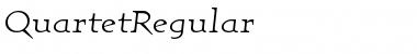 QuartetRegular Regular Font