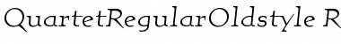 QuartetRegularOldstyle Regular Font