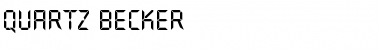 Quartz Becker Regular Font