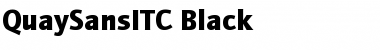 QuaySansITC Black Font