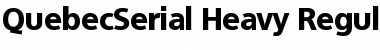 QuebecSerial-Heavy Regular Font