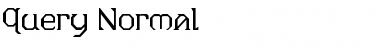 Query Normal Font