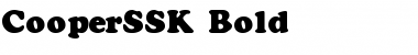 CooperSSK Font