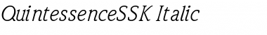 QuintessenceSSK Italic Font
