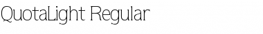 QuotaLight Font