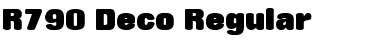 R790-Deco Regular Font
