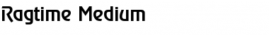 Ragtime-Medium Regular Font