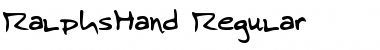 RalphsHand Font