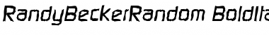 Download RandyBeckerRandom Font