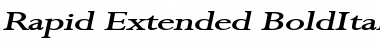 Rapid Extended Font