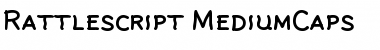 Rattlescript-MediumCaps Regular Font