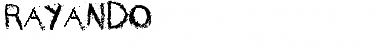 Download rayando Font