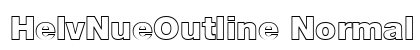 HelvNueOutline Normal preview