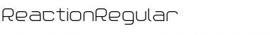 Reaction Italic Font Reaction Italic Font