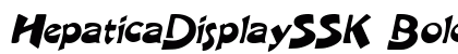 HepaticaDisplaySSK BoldItalic preview