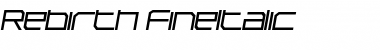 Rebirth Regular Font Rebirth Regular Font