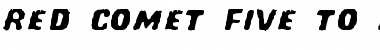 Download Red Comet Five to Mars Font