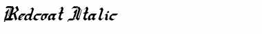 Download Redcoat Italic Font Download Redcoat Italic Font