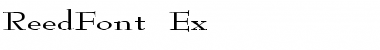 ReedFont Ex Regular Font